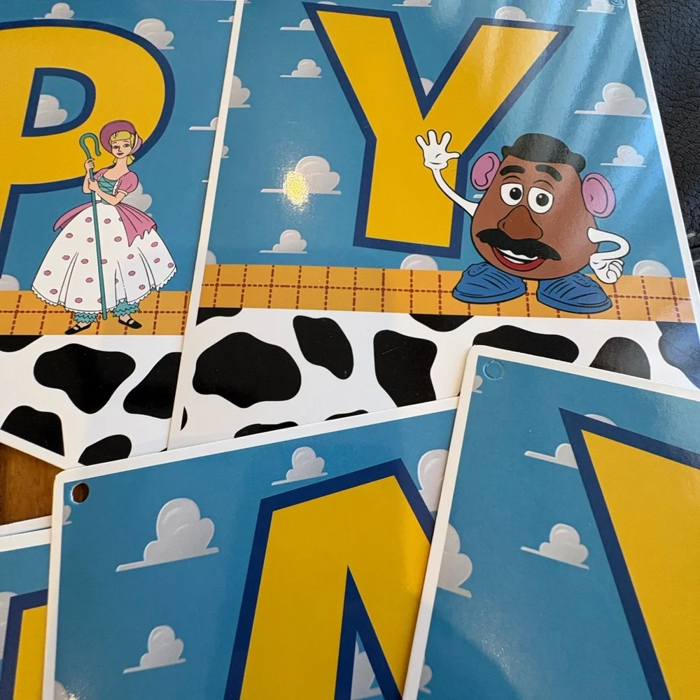Toy Story Themed Party Banner